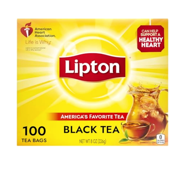 A cozy cup of tea made with Lipton Tea Bags