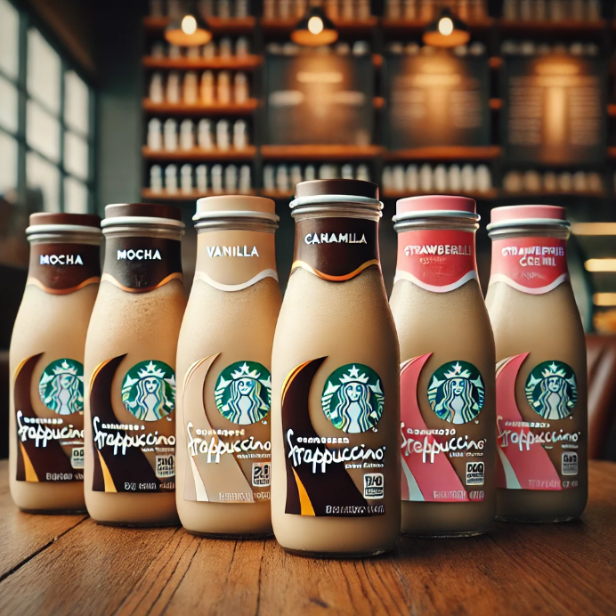 How much caffeine is in a Starbucks Frappuccino bottle?