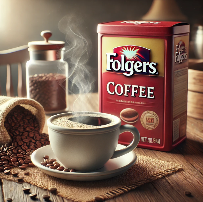 How much caffeine is in a cup of Folgers coffee?