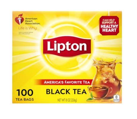 A cozy cup of tea made with Lipton Tea Bags