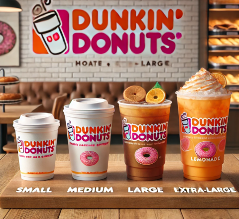 Dunkin Donuts Cup Sizes