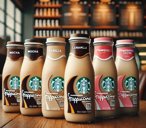 How much caffeine is in a Starbucks Frappuccino bottle?